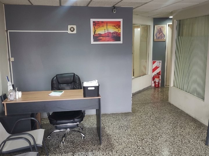 Mostrador de recepción del consultorio